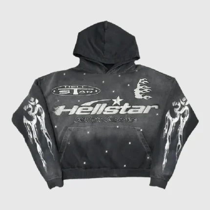 Hellstar Racer Hooded Vintage Black